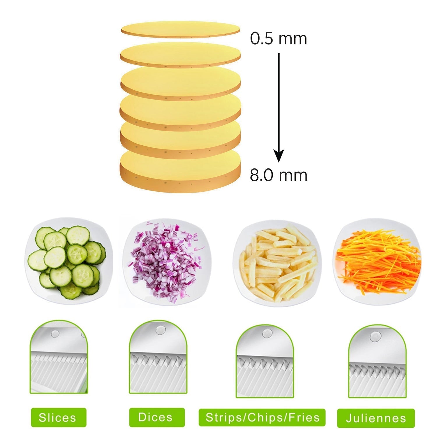 Vegetable chopper with easy hand press operation Vegetable chopper with easy hand press operation